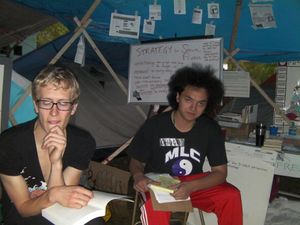 Occupy Portland Library - Early Days - 9 October 2011.jpg