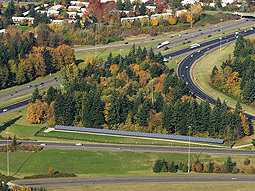 Oregon Solar Highway project by I-5 and 217