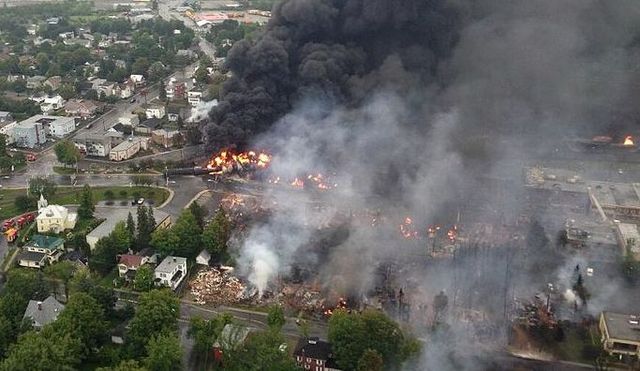 Quebec Oil Train derailment