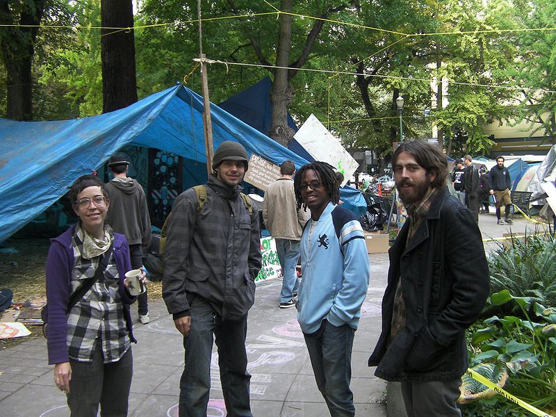 File:Occupy Portland Occupiers 16 October 2011.jpg