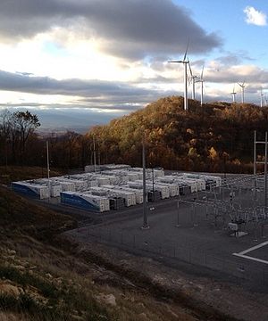 AES battery Storage for Wind Farms