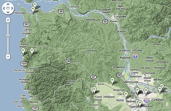 Oregon Innovation Council Map