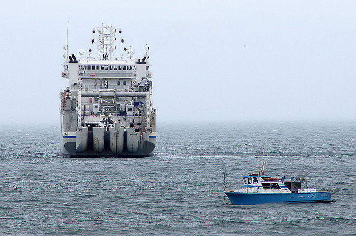 Cable Ship off Pacific City