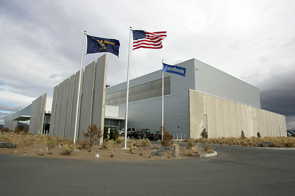 Facebook's data center in Prineville